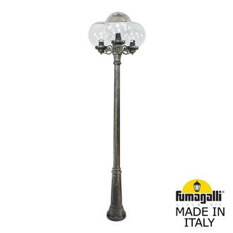 Садово-парковый фонарь FUMAGALLI RICU BISSO/G300 3L G30.157.S30.BXE27 Fumagalli. Производство Италии