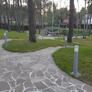 Садовый светильник-столбик FUMAGALLI AMELIA 800 DR2.575.000.LYE27 Fumagalli. Производство Италии