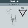 Садово-парковый фонарь FUMAGALLI GIGI BISSO/G300 2L DN G30.156.S20.WXF1RDN Fumagalli. Производство Италии