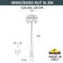 Парковый фонарь FUMAGALLI NEBO BISSO/RUT 3L E26.202.S30.WXF1R DN Fumagalli. Производство Италии