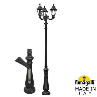 Парковый фонарь FUMAGALLI NEBO OFIR/RUT 3L E26.202.R30.AXF1R Fumagalli. Производство Италии