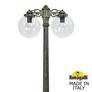 Садово-парковый фонарь FUMAGALLI GIG BISSO/G300 2L DN G30.156.S20.BXF1RDN Fumagalli. Производство Италии