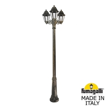 Садово-парковый фонарь FUMAGALLI RICU BISSO/ANNA 3L E22.157.S30.BXE27 Fumagalli. Производство Италии