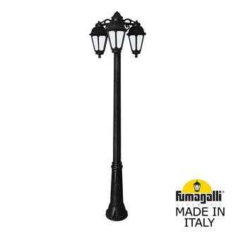 Садово-парковый фонарь FUMAGALLI RICU BISSO/SABA 3L DN K22.157.S30.AYE27DN Fumagalli. Производство Италии