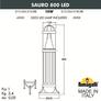 Садовый светильник-столбик FUMAGALLI SAURO 800  D15.554.000.BXD1L.CRB Fumagalli. Производство Италии