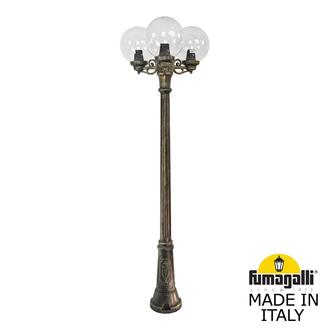Садово-парковый фонарь FUMAGALLI GIGI BISSO/G250 3L G25.156.S30.BXE27 Fumagalli. Производство Италии