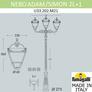 Парковый фонарь FUMAGALLI NEBO ADAM/SIMON 2L+1  U33.202.M21.AYH27 Fumagalli. Производство Италии