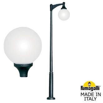 Парковый фонарь FUMAGALLI EKTOR 3000 MIDIPILAR/GLOBE 400 modern 1L G41.365.A10.AYE27 Fumagalli. Производство Италии