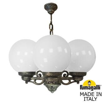 Подвесной уличный светильник FUMAGALLI SICHEM/G250 3L. G25.120.S30.BYE27 Fumagalli. Производство Италии