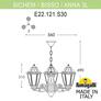 Подвесной уличный светильник FUMAGALLI SICHEM/ANNA 3L E22.120.S30.WYE27 Fumagalli. Производство Италии