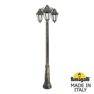 Садово-парковый фонарь FUMAGALLI RICU BISSO/ANNA 3L DN E22.157.S30.BXF1RDN Fumagalli. Производство Италии