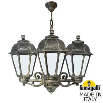 Подвесной уличный светильник FUMAGALLI SICHEM/SABA 3L K22.120.S30.BYE27 Fumagalli. Производство Италии