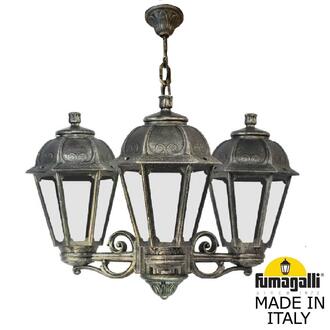 Подвесной уличный светильник FUMAGALLI SICHEM/SABA 3L K22.120.S30.BXE27 Fumagalli. Производство Италии
