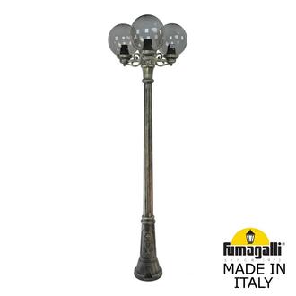Садово-парковый фонарь FUMAGALLI GIGI BISSO/G250 3L G25.156.S30.BZF1R Fumagalli. Производство Италии