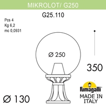 Ландшафтный фонарь FUMAGALLI MICROLOT/G250. G25.110.000.VZE27 Fumagalli. Производство Италии